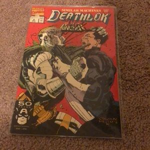 Signed Deathlok and Punisher comic signed by Denys Cowan STILL SEALED